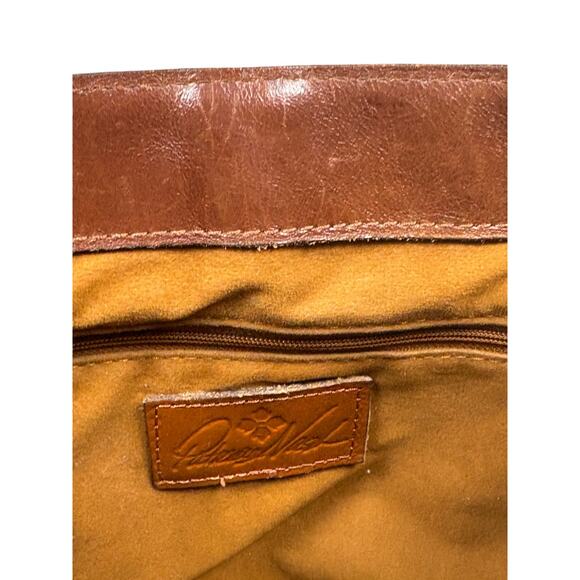 Patricia Nash Larone Shoulder Bag Purse European Map Leather Global Print Unique - Picture 11 of 12